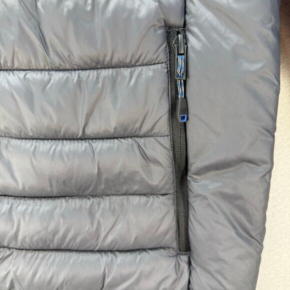 Hawke & Co Puffer Coat Men's M Grey Performance Wind And Water Resistant NWT - Picture 5 of 15